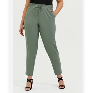 Torrid Olive Green Ankle Pants